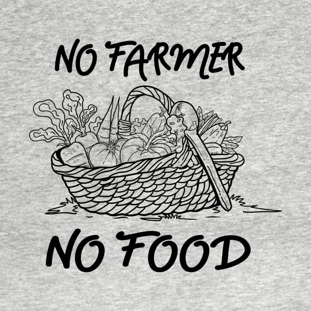 NO FARMER NO FOOD by Deduder.store